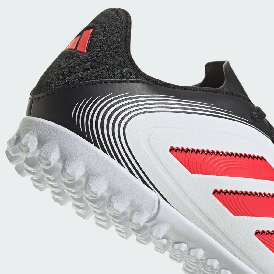 adidas Copa Pure Club III TF Pure Victory - Blanc/Lucid Red/Noir Enfant