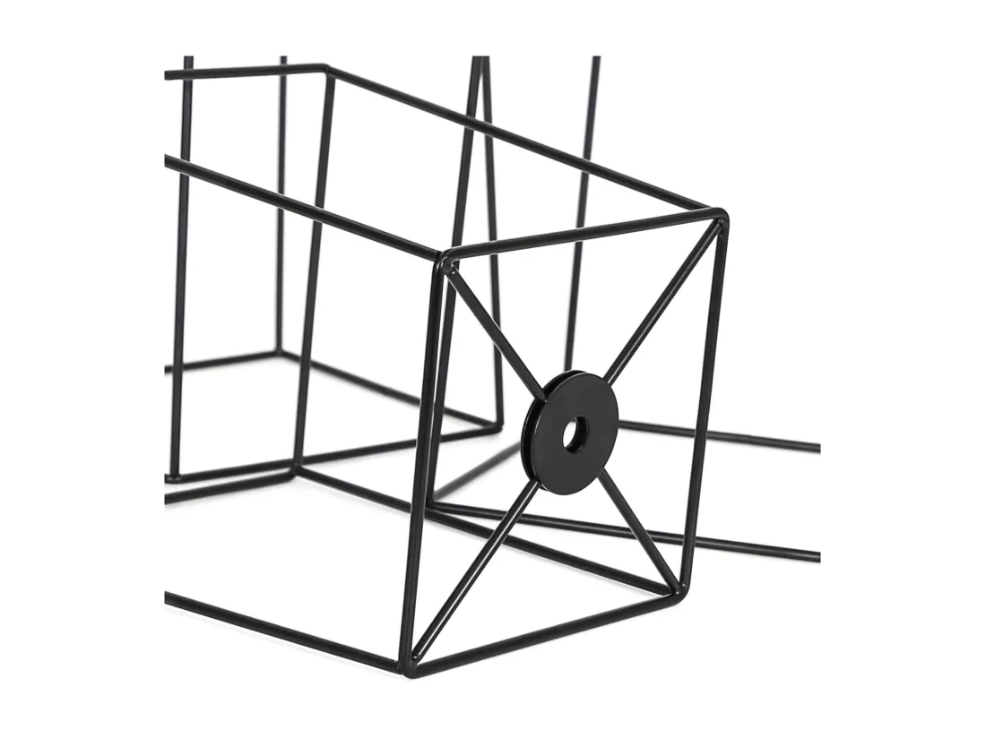 NETTLIFE Suspension vintage noire 5 lampes réglable en hauteur en métal E27 industriel