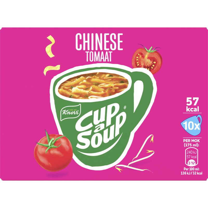 Knorr Cup-a-soup Chinese tomaat 10-pack