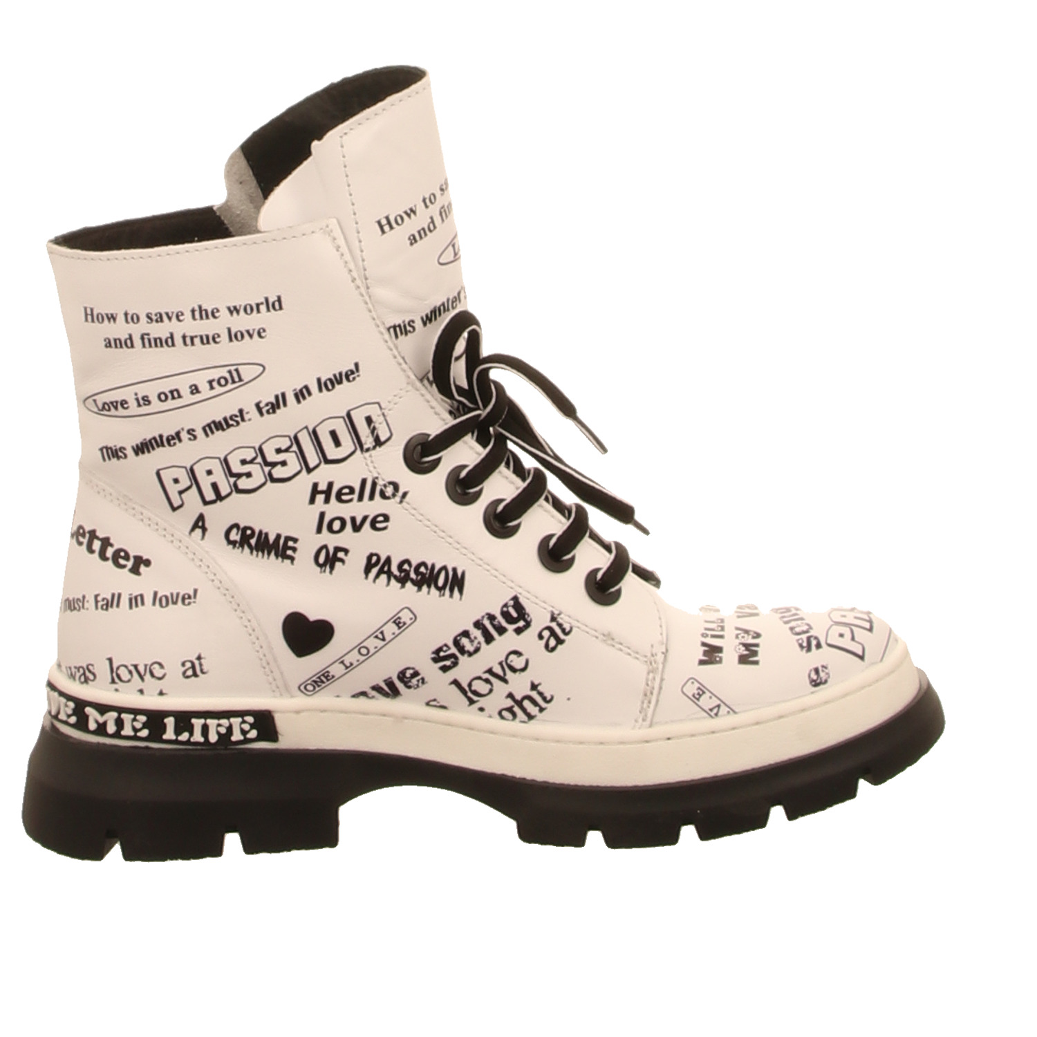 2 GO Shoe Stiefelette weiß weiss/weiss kombi