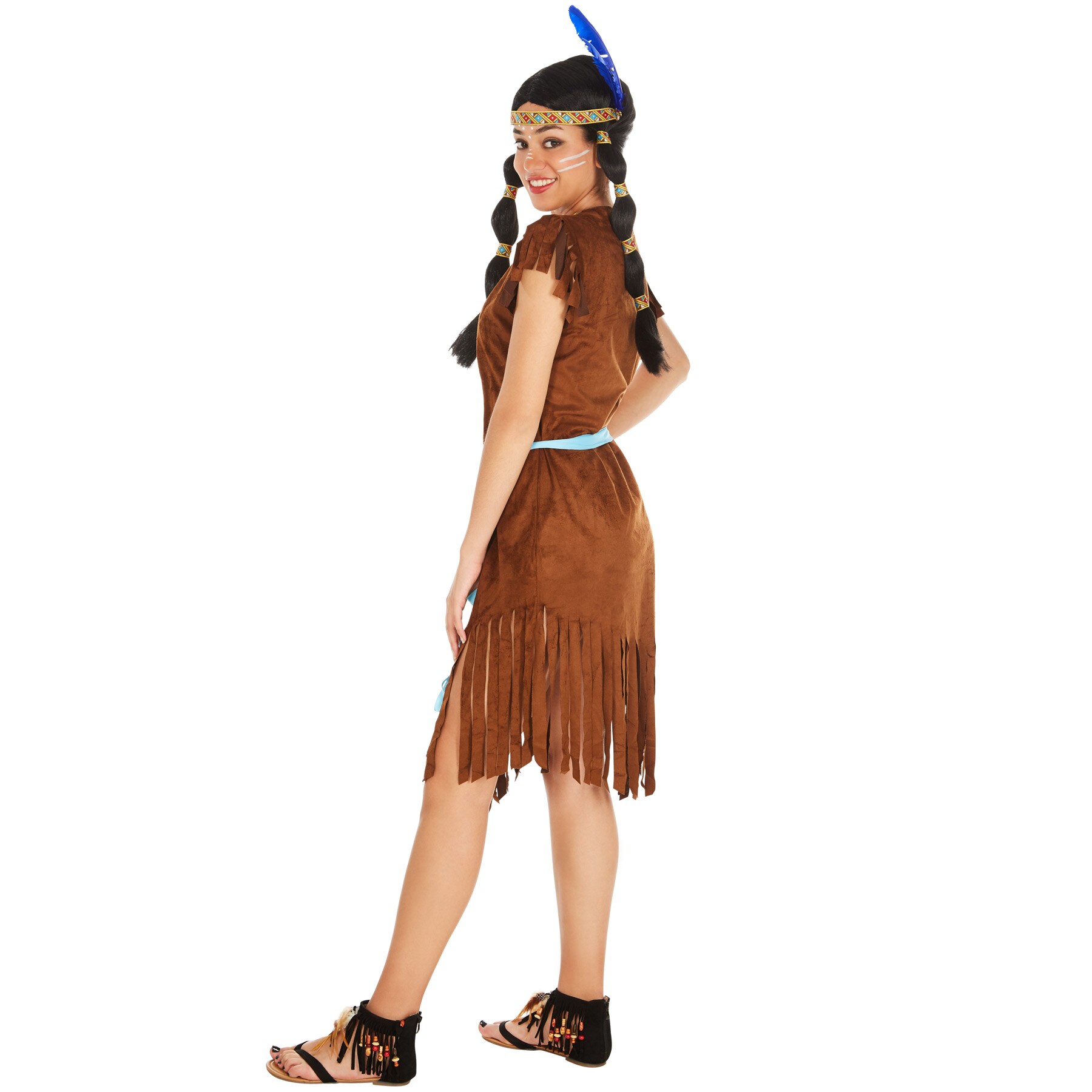 tectake® Frauenkostüm Indianerin Phoenix