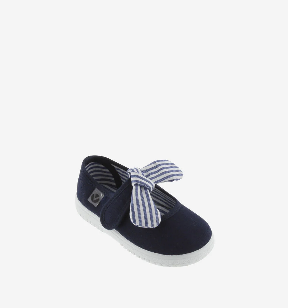 OJALÁ FOULARD RAYURES Babies en toile pour fille MARINO