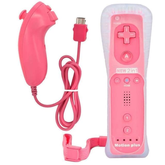 Kompatibel med Wii & Wii U Controller Set Motion Plus Bulk Blue