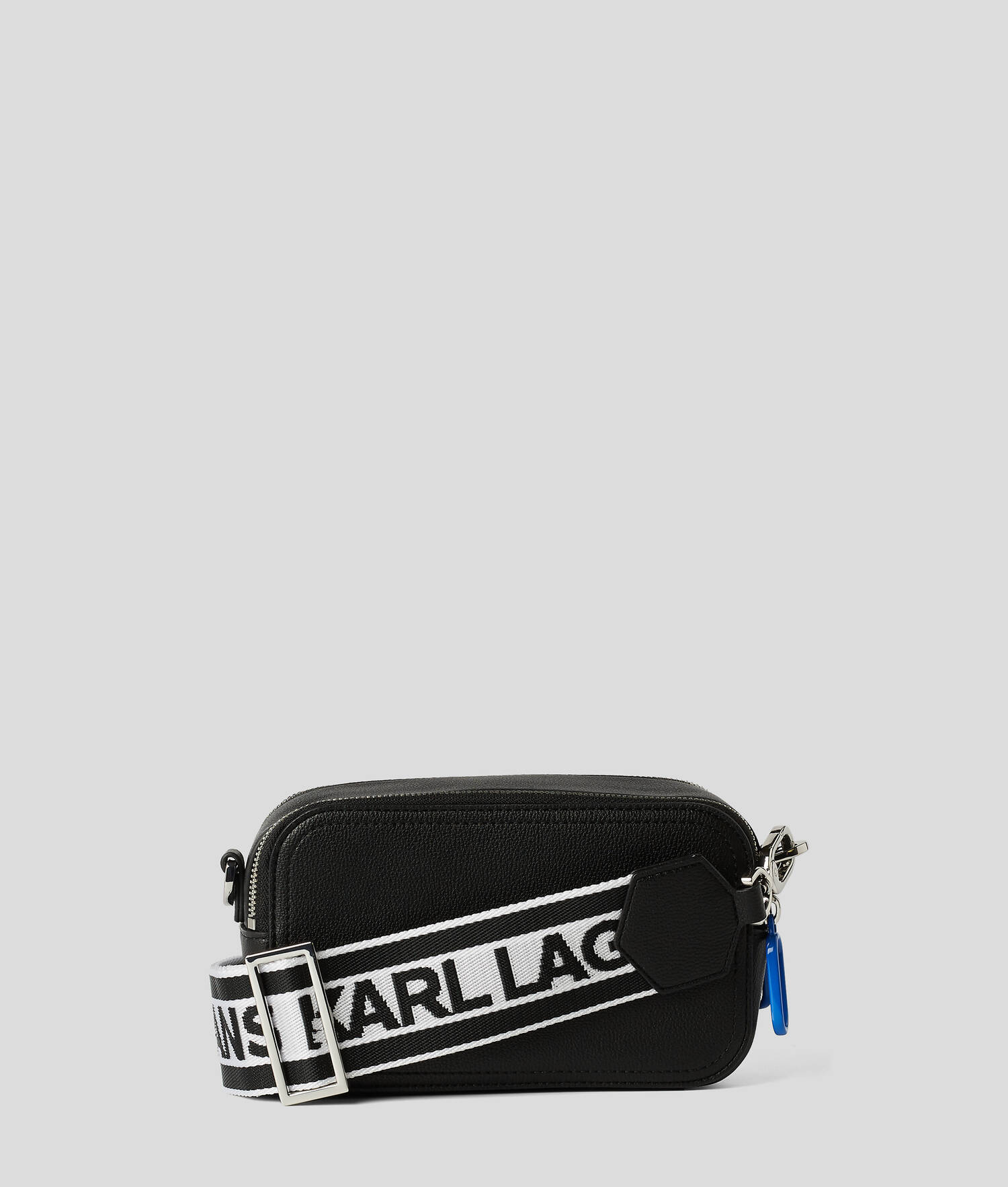 SAC CAMÉRA AVEC EMPIÈCEMENT À LOGO KLJ - Noir