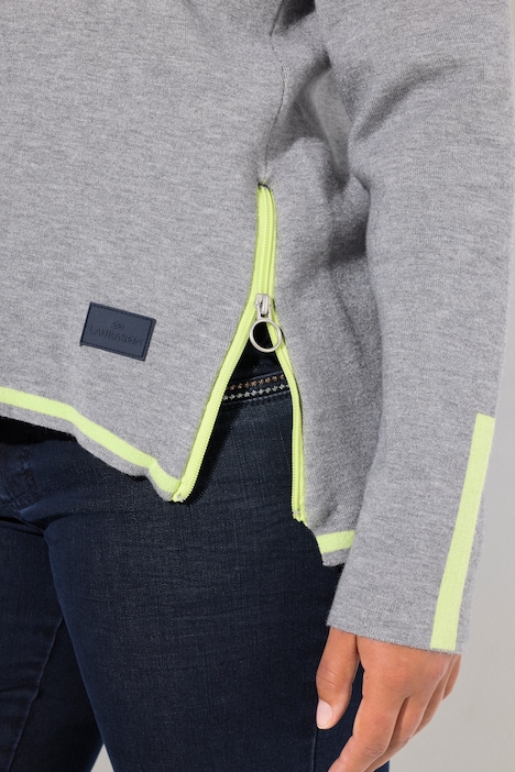 Hoodie, Doubleface, Kapuze, Langarm