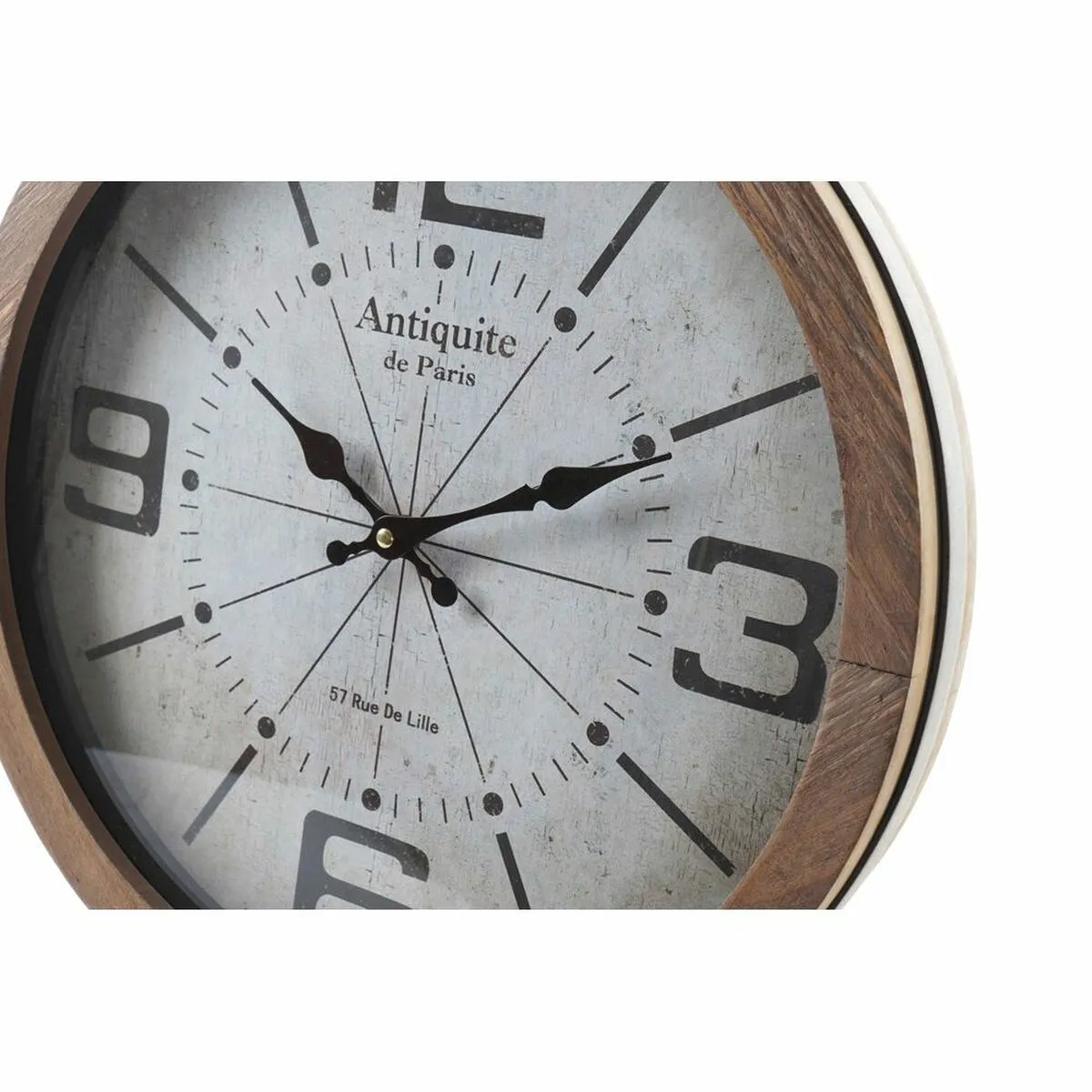 DKD Home Decor Horloge Murale - Noir et Blanc