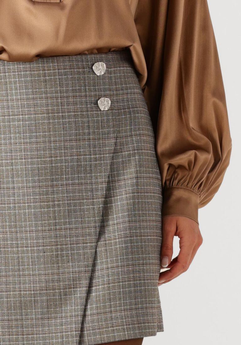 grijze bruuns bazaar midirok bbmaina skirt