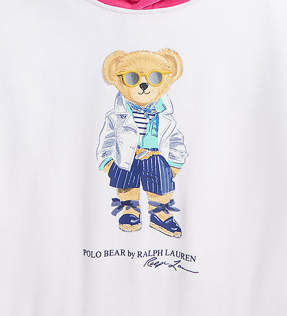 Polo Ralph Lauren H?ttetr?je - Hvid m. Bamse