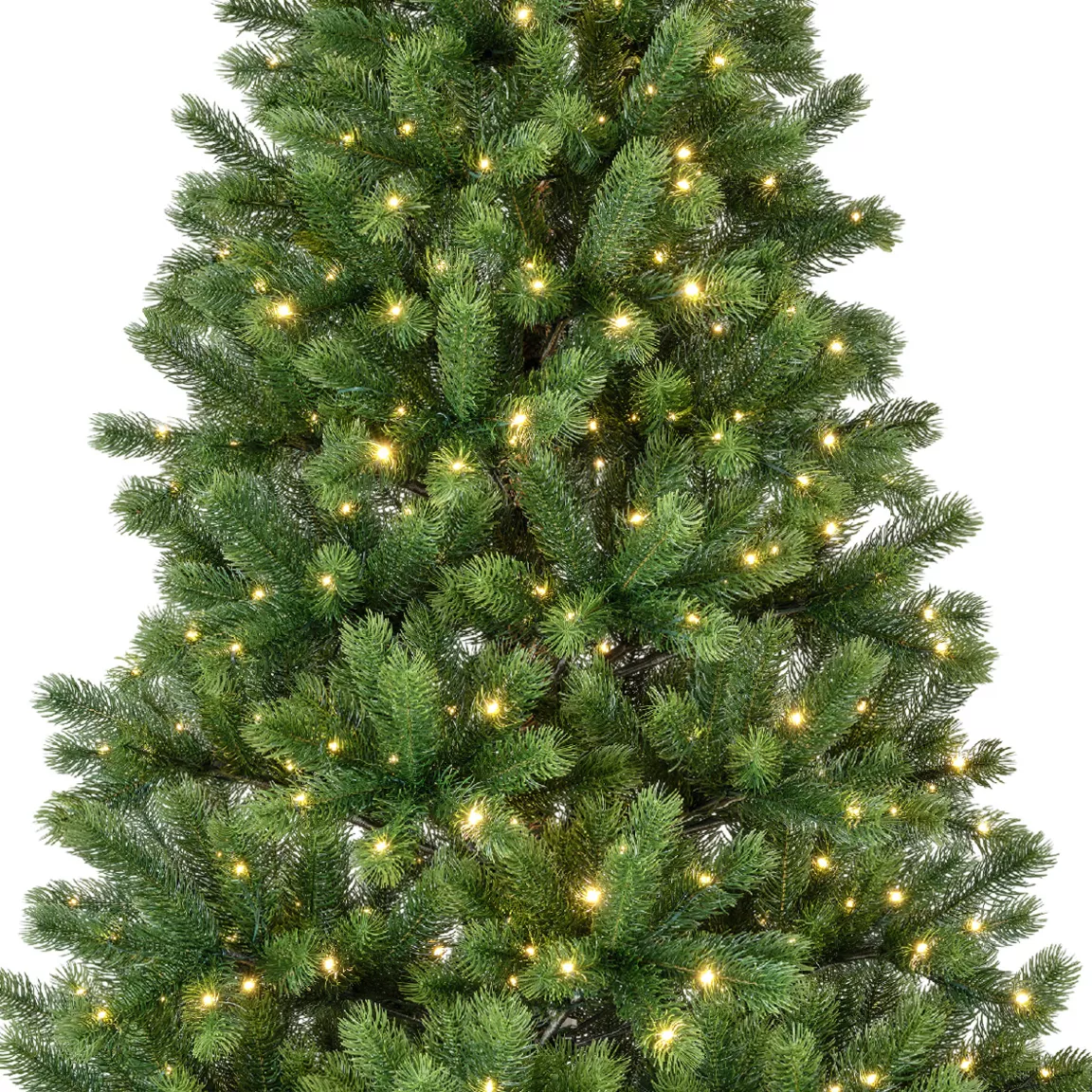 Sapin de Noël artificiel lumineux 700 LED H240 cm Ottawa Luxe Vert sapin