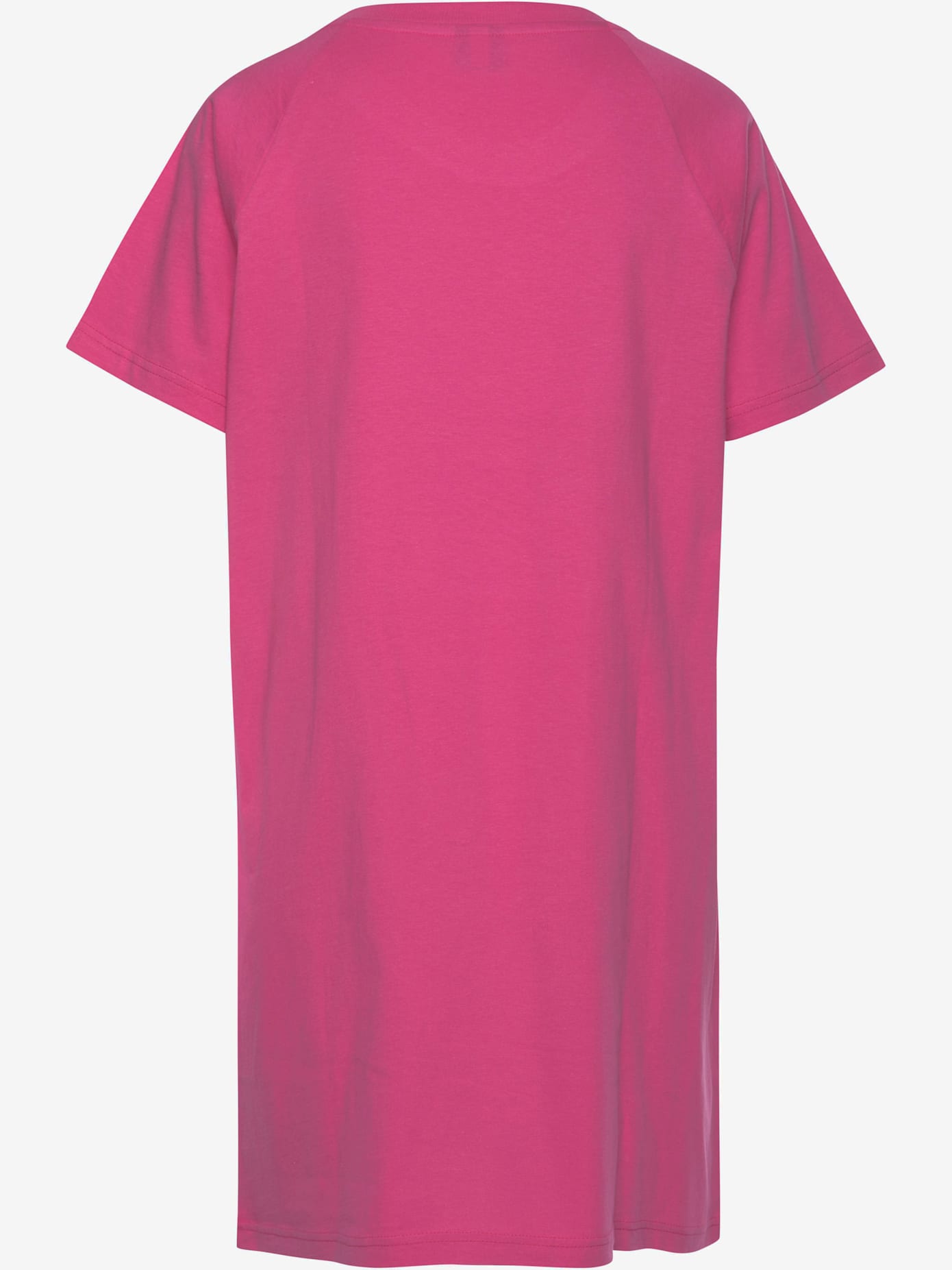 T-shirt de nuit chemise de nuit courte avec imprimé texte devant