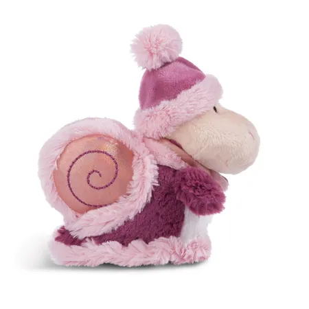 NICI Kuscheltier Schnecke pink Soa stehend GREEN, 17 cm