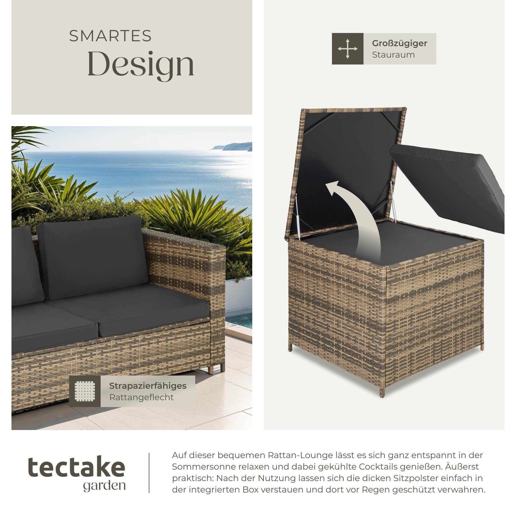 Rattan Lounge Siena