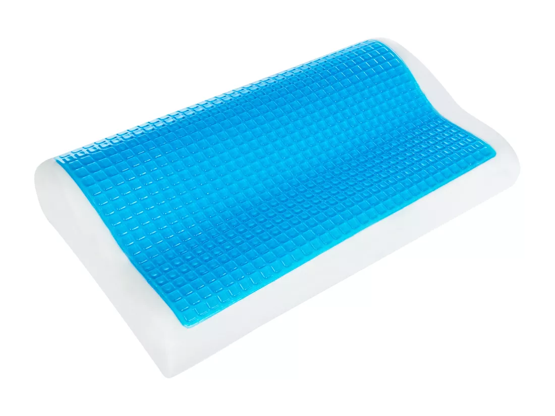 Oreiller KANGTO Haut Mémoire de forme 30 x 50 cm Blanc