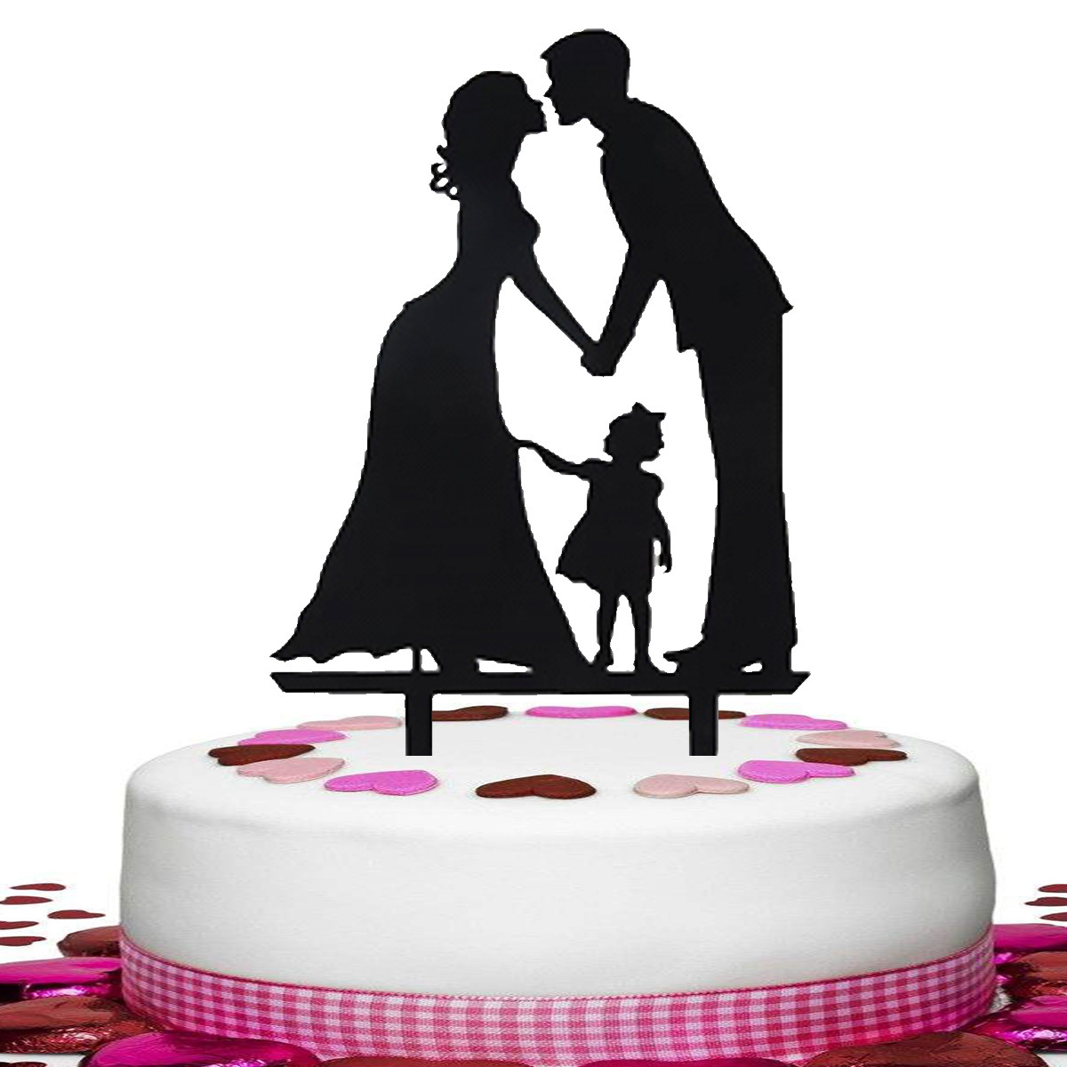 Kuchenstecker Hochzeits Brautpaar Tortenstecker Topper Dekoration für Torten / Kuchen - Style 8