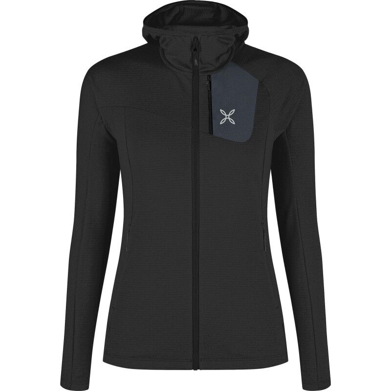 Vertigo Power Grid Hooded Maglia - Polaire femme