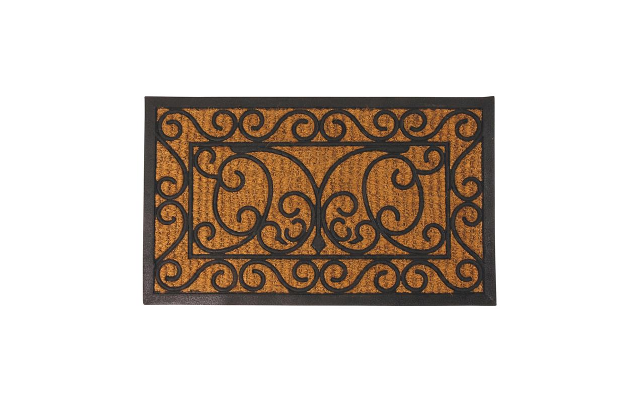 Fussmatte Viktoranisch 39.5 x 59.5 cmKokosmatte mit Muster