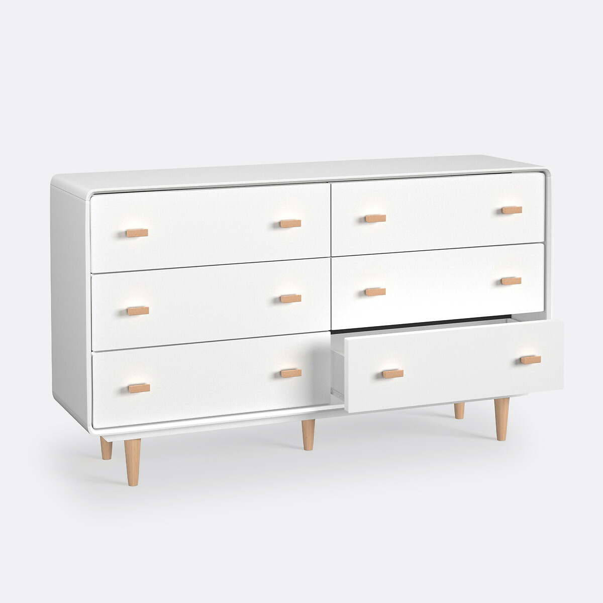 LA REDOUTE INTERIEURS<br>Cômoda 6 gavetas, Jimi