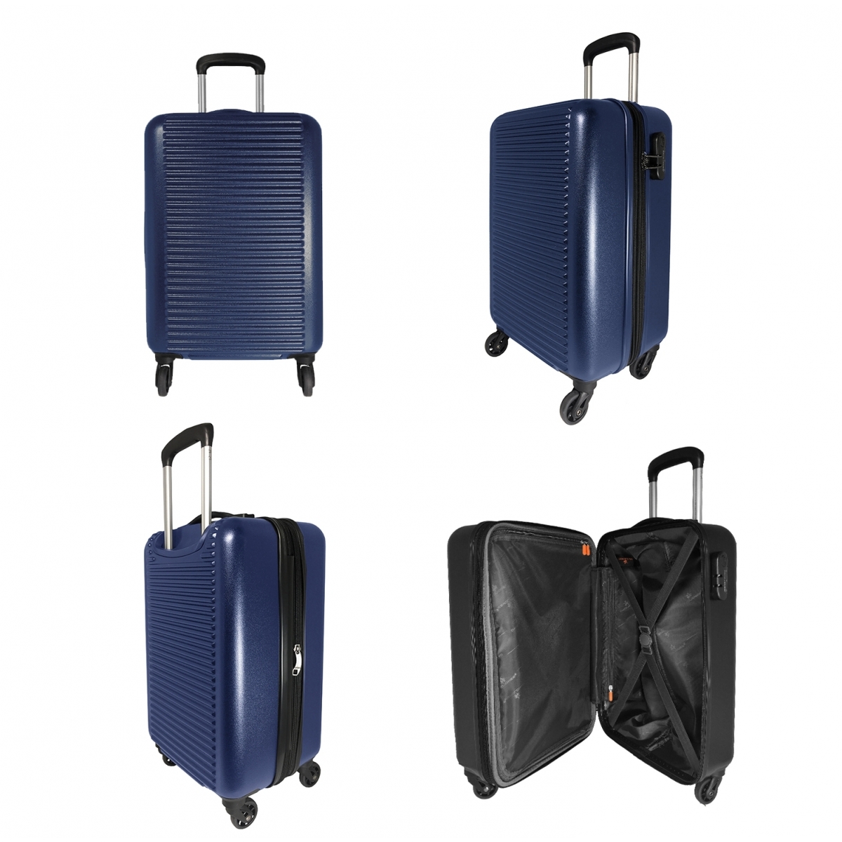 David Jones Valise cabine rigide extensible David Jones ABS 55cm