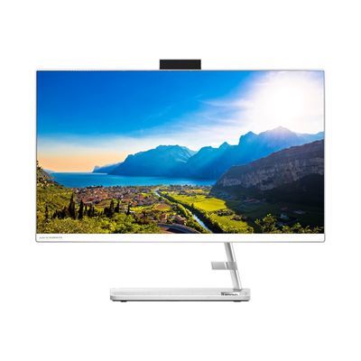 Lenovo IdeaCentre AIO 3 24ALC6 F0G1 - Ordinateur Tout-en-un avec support - Ryzen 5 7430U / jusqu'à 4.3 GHz - RAM 8 Go - SSD 512 Go - Bluetooth 5.2 - Win 11 Home - moniteur : LED 23.8