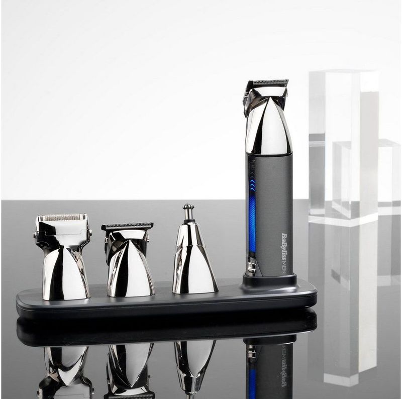 BaByliss - Super-X Metal 15-in-1 Multigroom MT996E - Tondeuse - Zwart - Magnetische Koppen