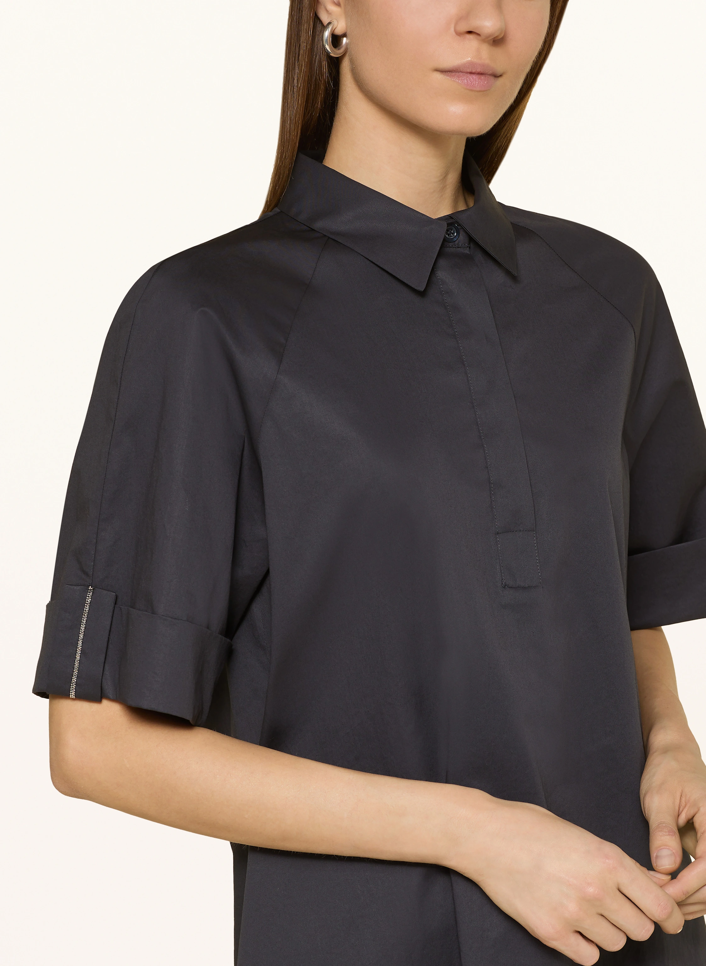 PESERICO Kleid mit Schmucksteinen