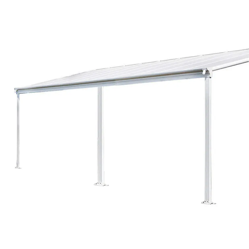 HOME DELUXE terrasoverkapping SOLIS wit 564 / 557 x 303 / 300 x 278 / 226 cm