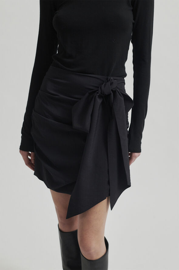 Second Female Festive Skirt Black