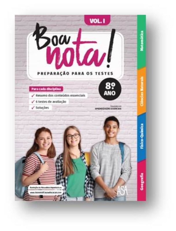 Boa Nota! Preparação para os Testes - 8.º Ano Volume I