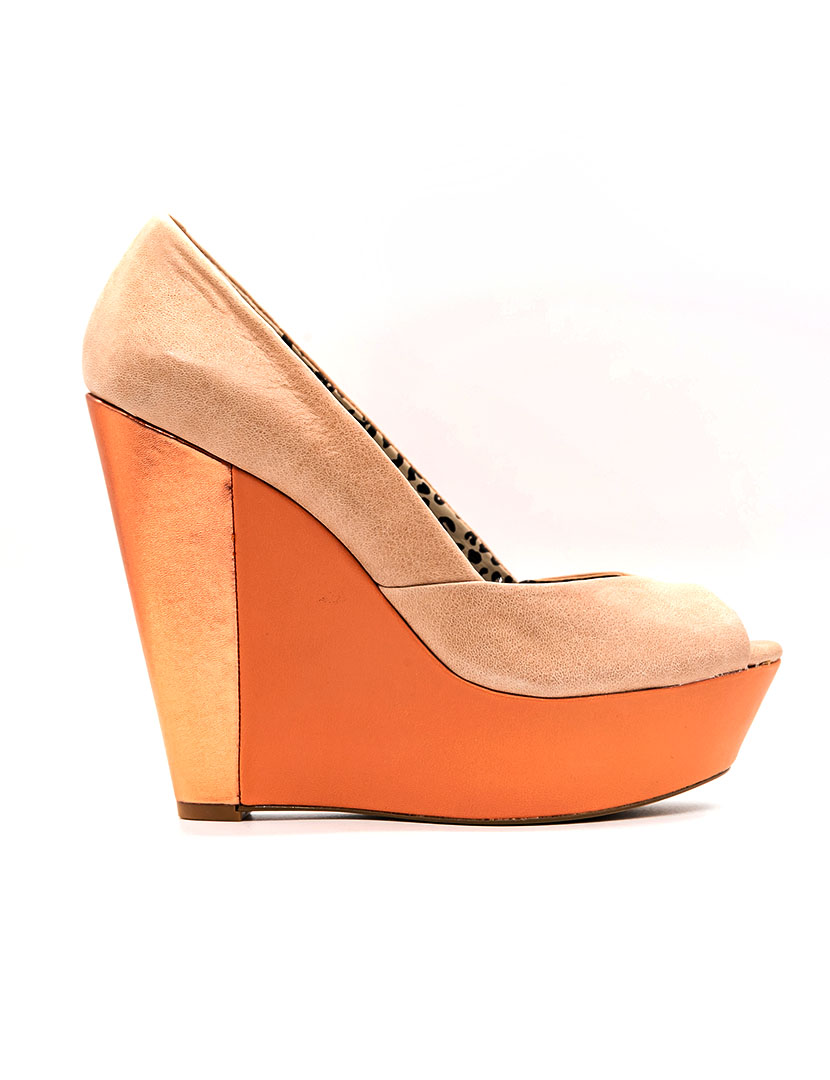 Leelo 6 Coral Wedge Shoes