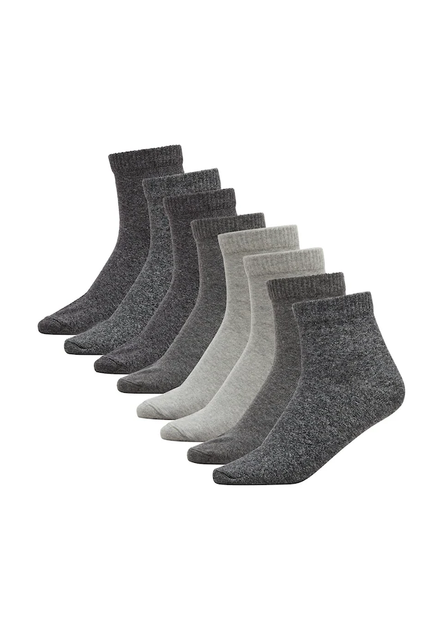 s.Oliver Kurzsocken »essentials« 8 Paar tlg. mit pflegeleichtem Materialmix