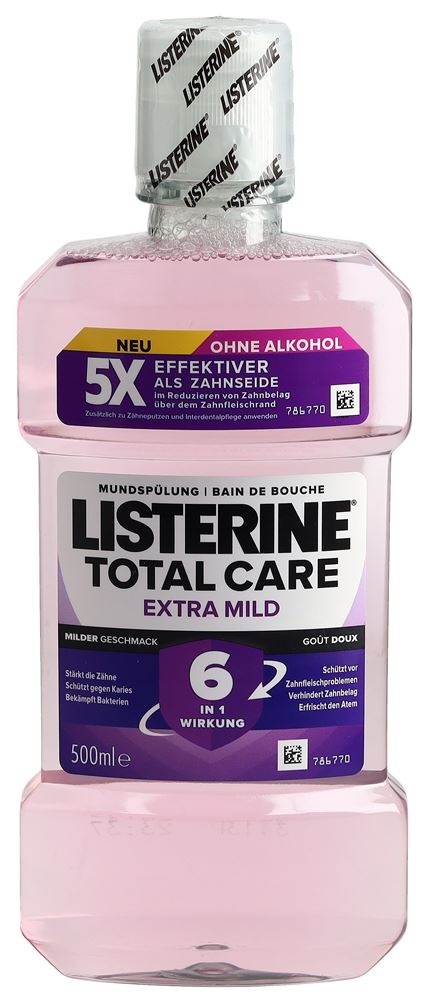 LISTERINE Total Care liq Extra mild Fl 500 ml