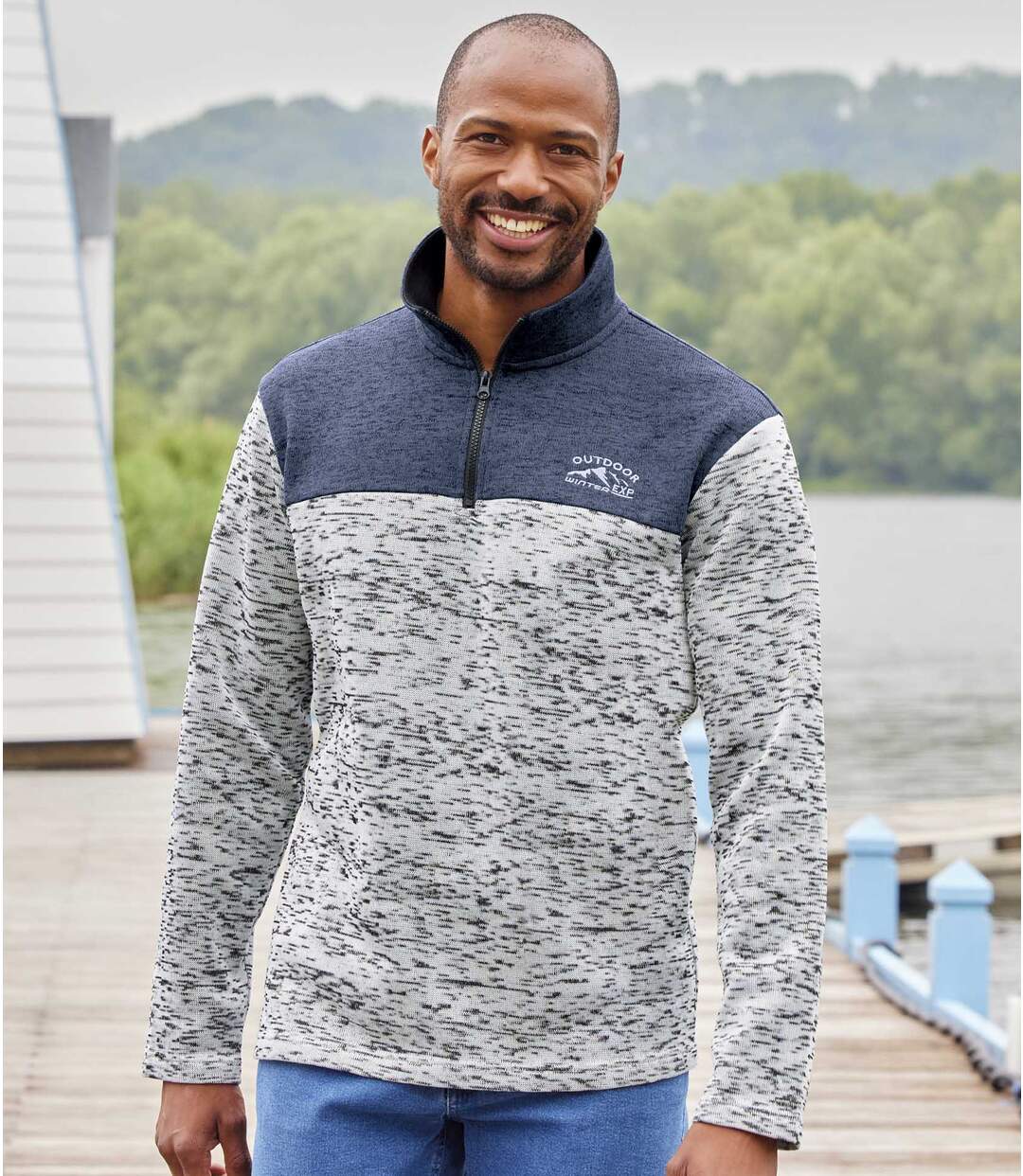 Lot de 2 Sweats Molleton Outdoor