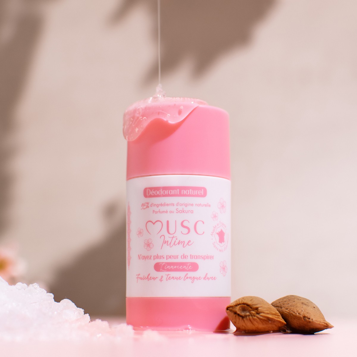 Déodorant naturel - L'Innocente - Fleur de cerisier - 50 g