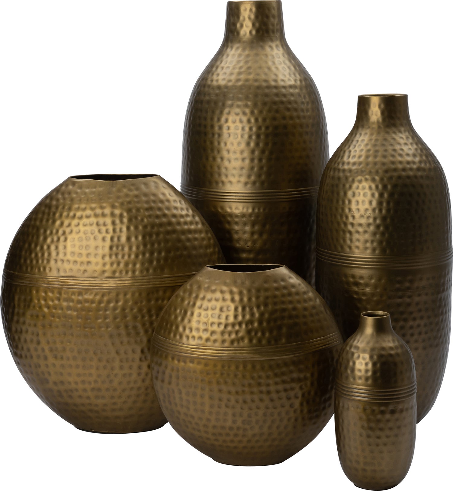 Intratuin vaas Mea goud D 27 H 65 cm