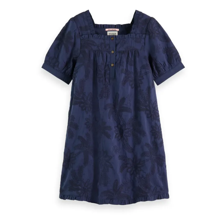 Scotch & Soda Robe Palmiers | Bleu nuit