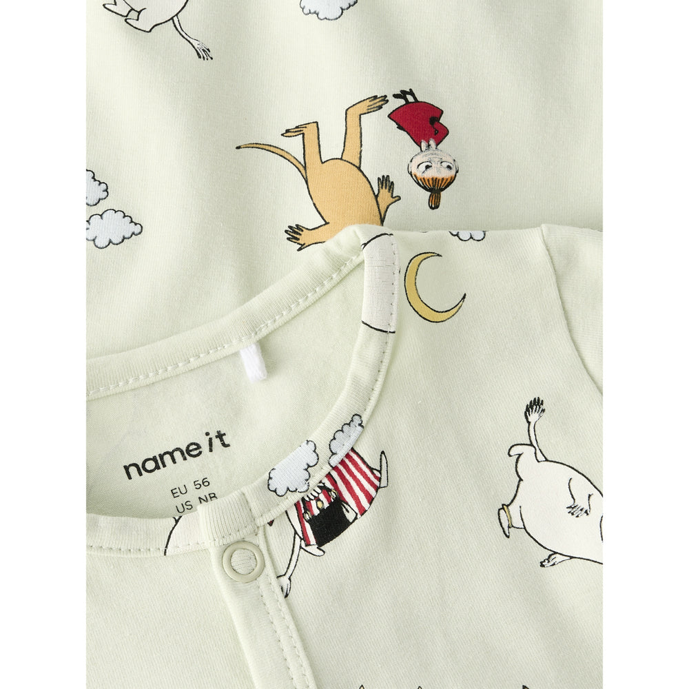 Køb Name It Pale Aqua Nbnselper Moomin Ls Natdragt Vde