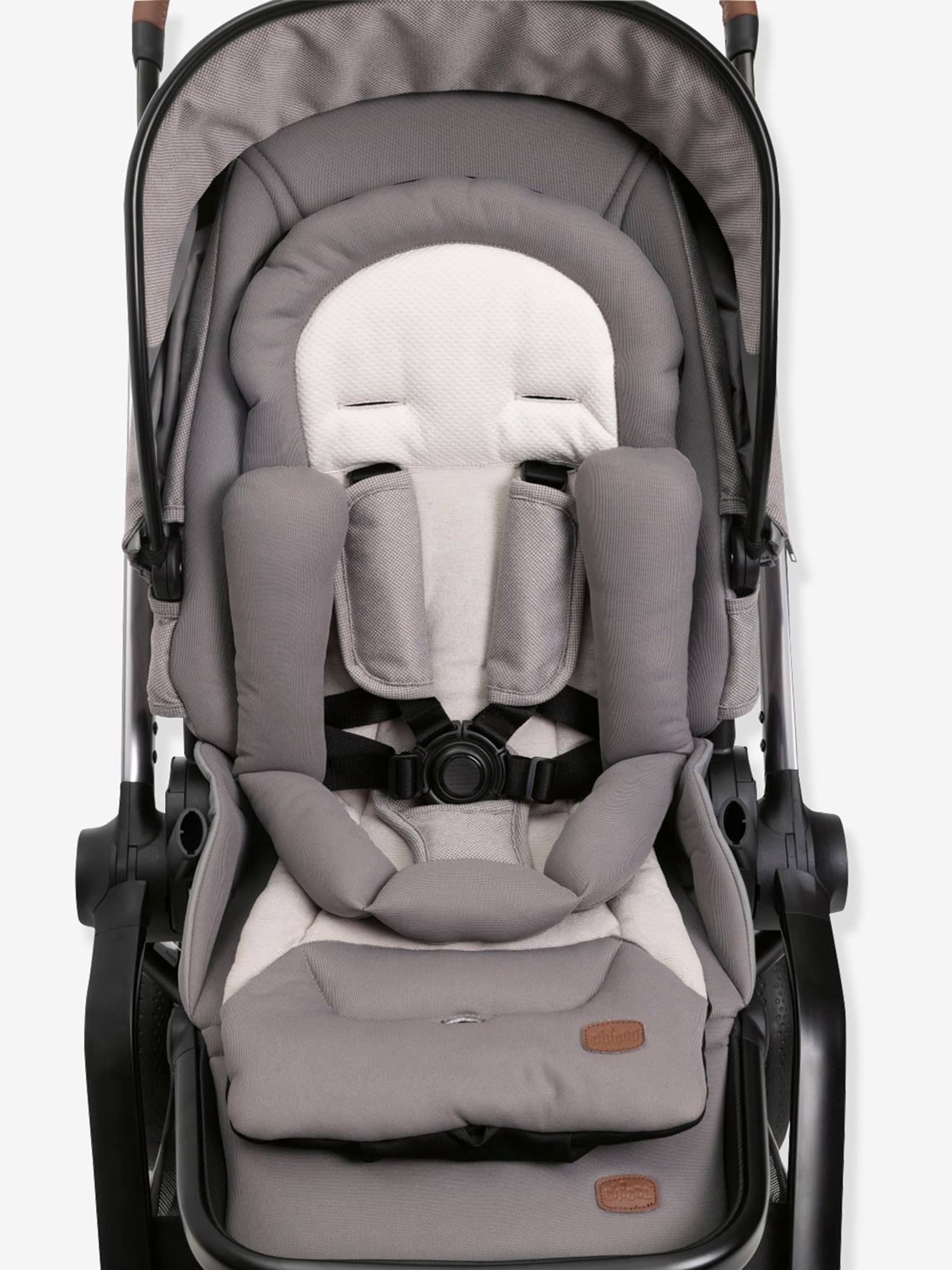 Carrinho de bebê Mysa Chicco, cinza