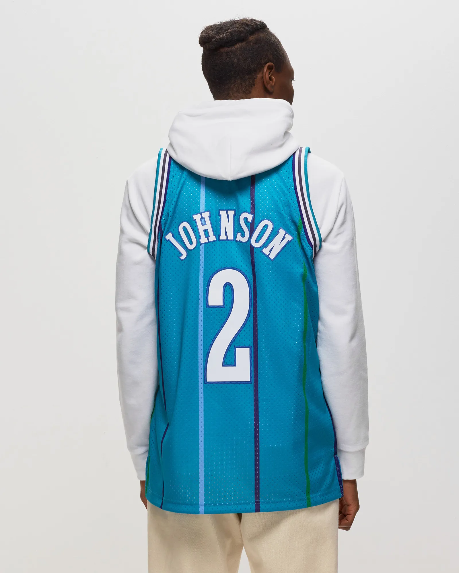 Mitchell & Ness NBA Swingman Jersey Charlotte Hornets Road 1992-93 Larry Johnson #2