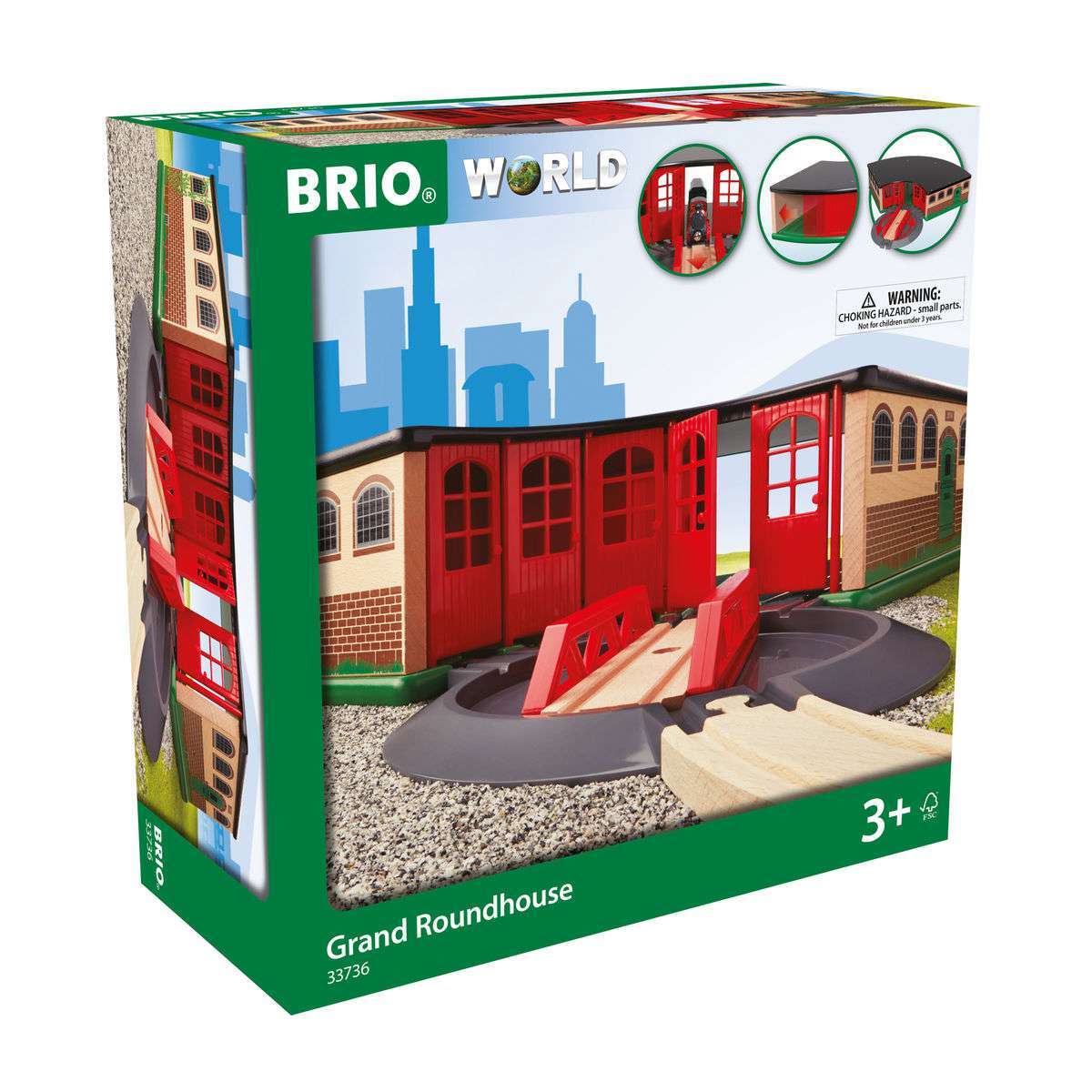 BRIO Spiel Großer Ringlokschuppen