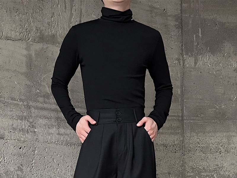 Freehop - Hoge taille effen cropped harembroek