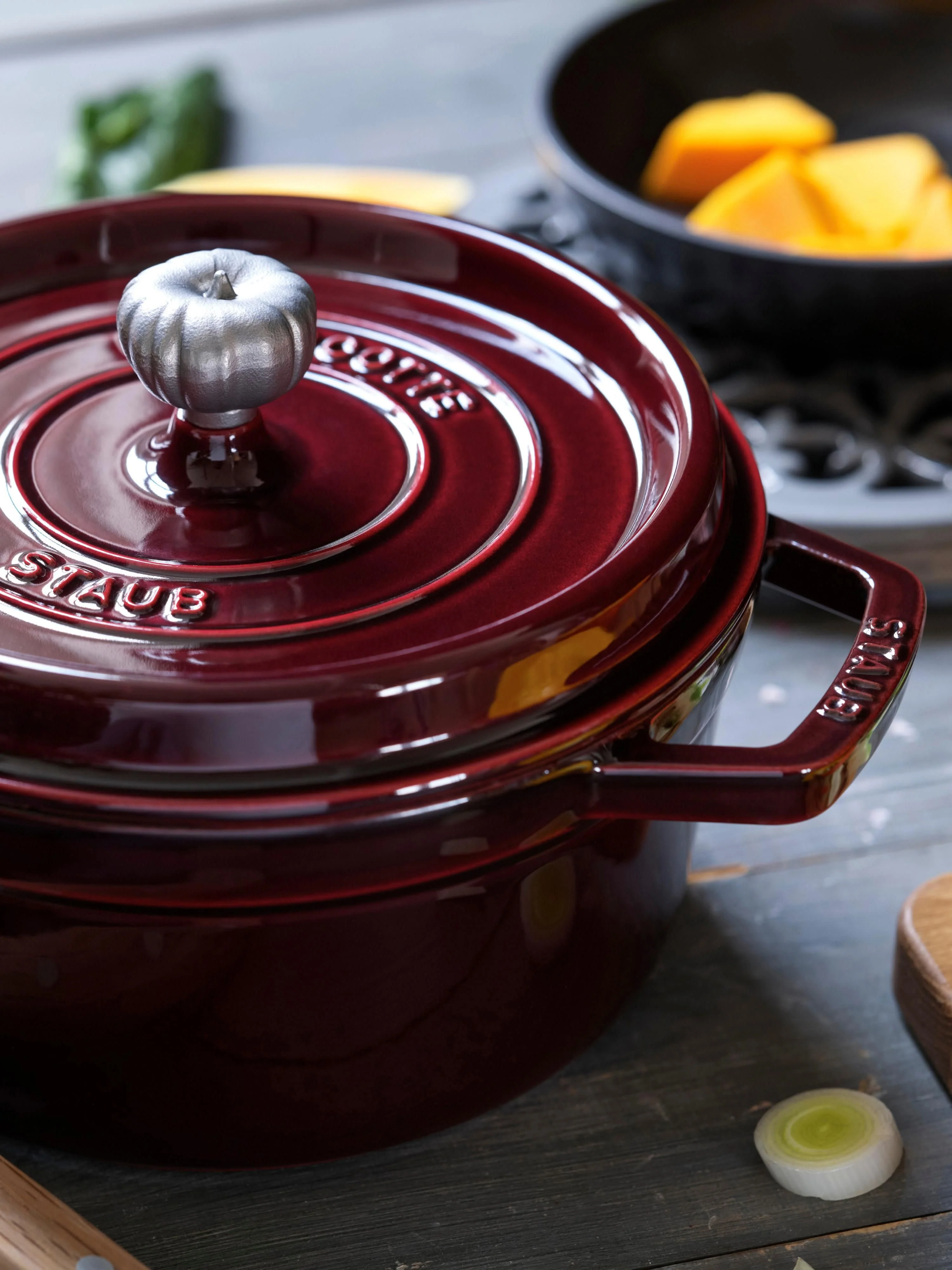 Ronde braadpan La Cocotte uit gietijzer