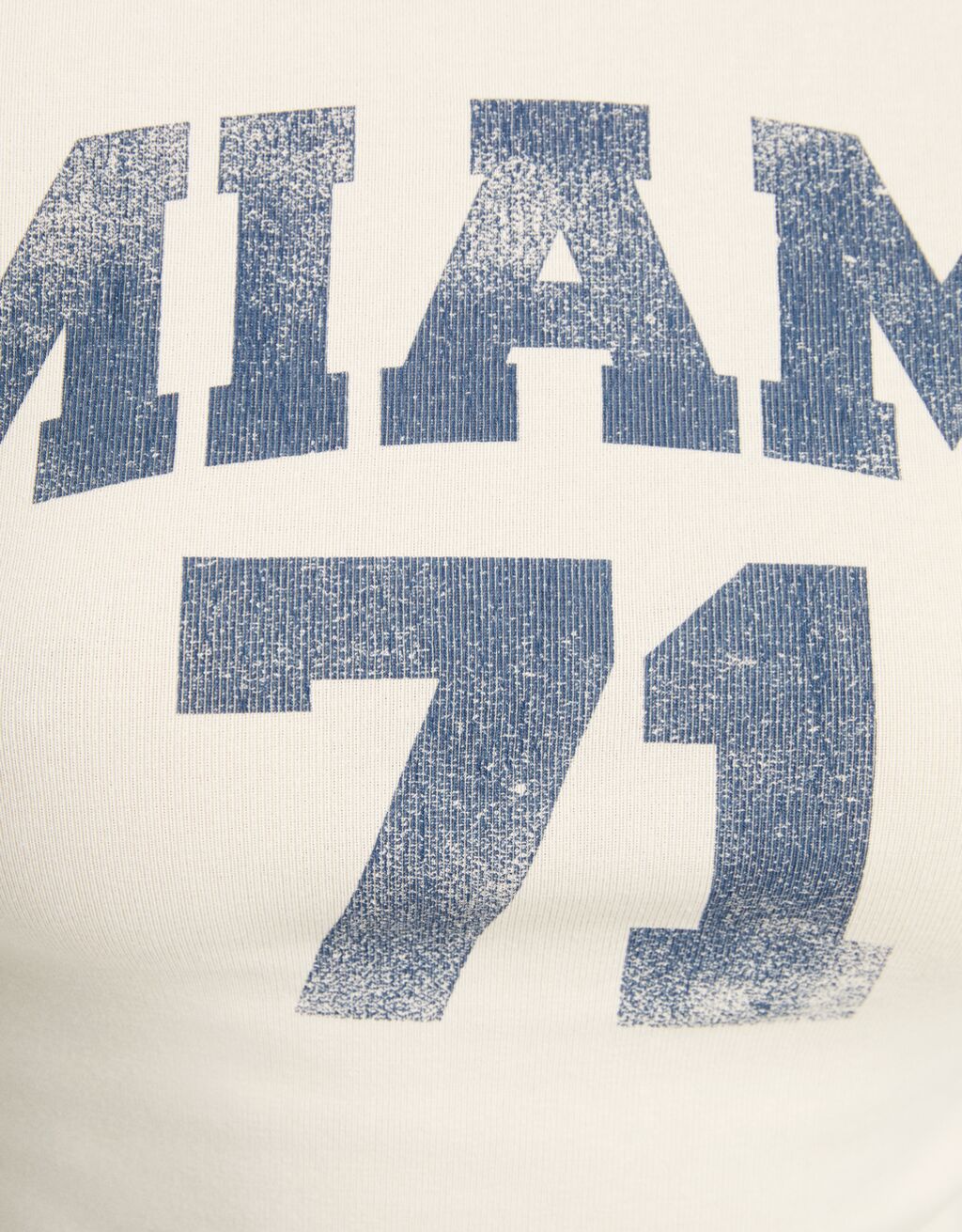 Camiseta de manga comprida estampada