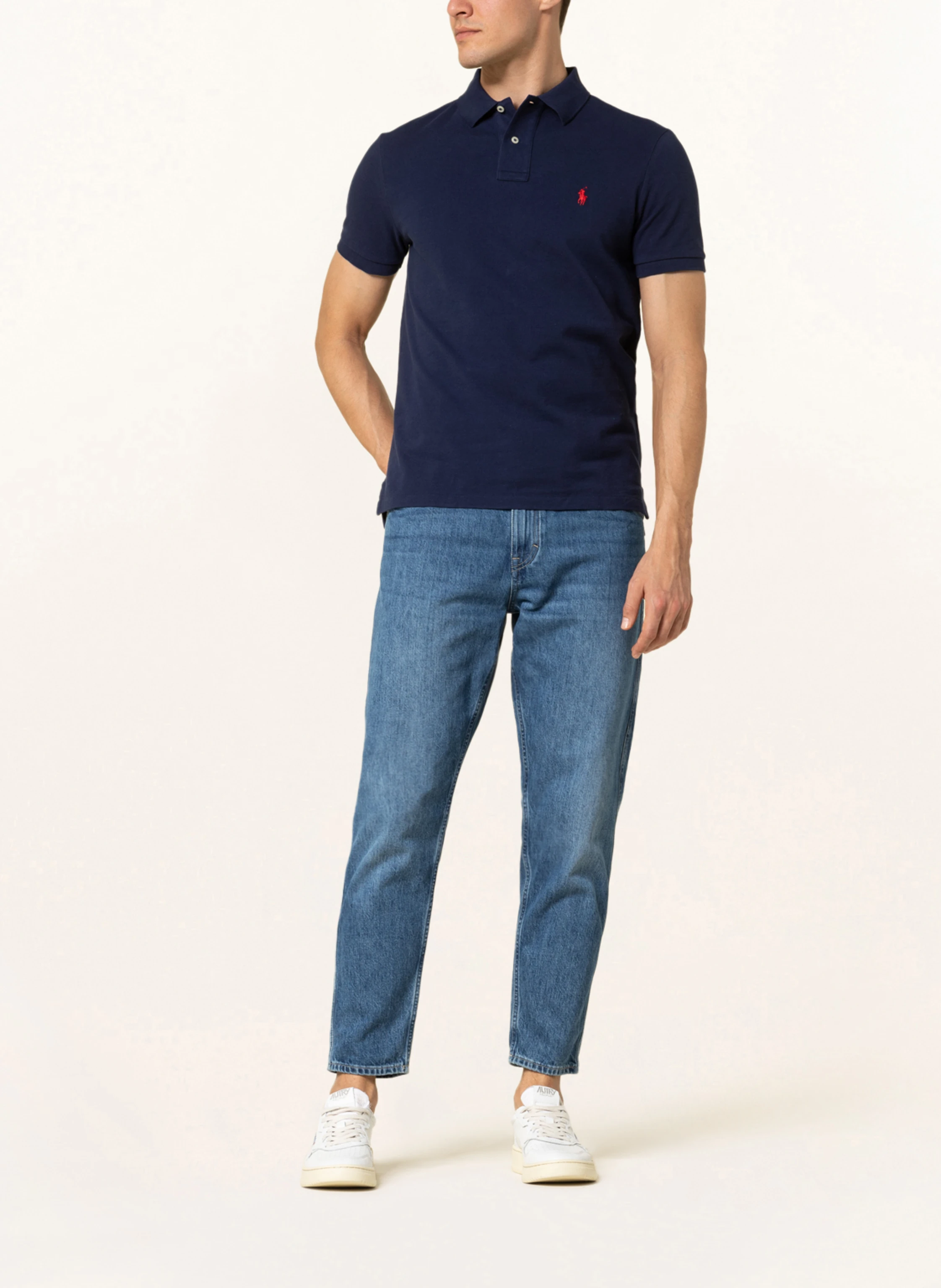 POLO RALPH LAUREN Piqué-Poloshirt Custom Slim Fit
