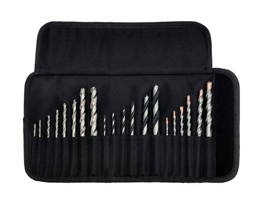 METABO - Coffret Assortiment de forets en étui souple, 20 pcs. Pour perceuse