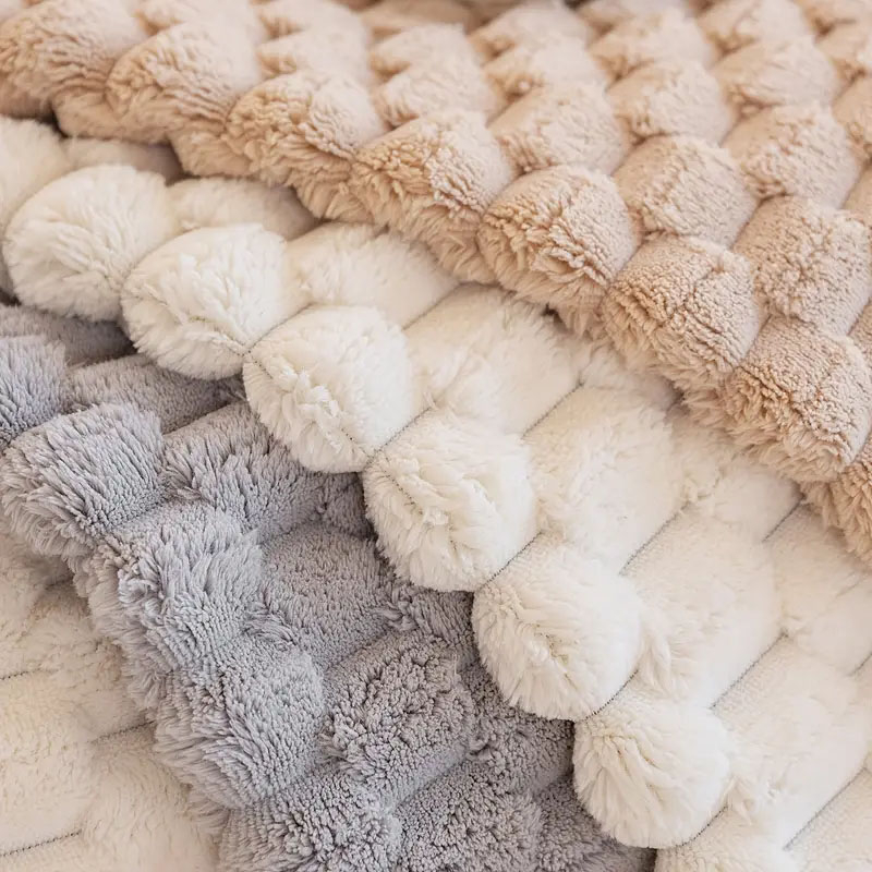 (30x50cm) Flauschiger Kissen Bezug Boho Home Deko Kissenhülle - Grau