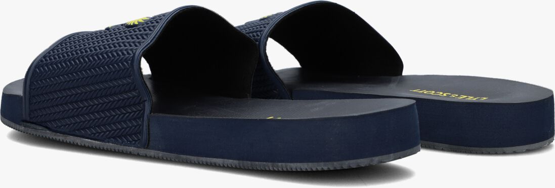 LYLE & SCOTT blauwe lyle & scott badslippers easy slide