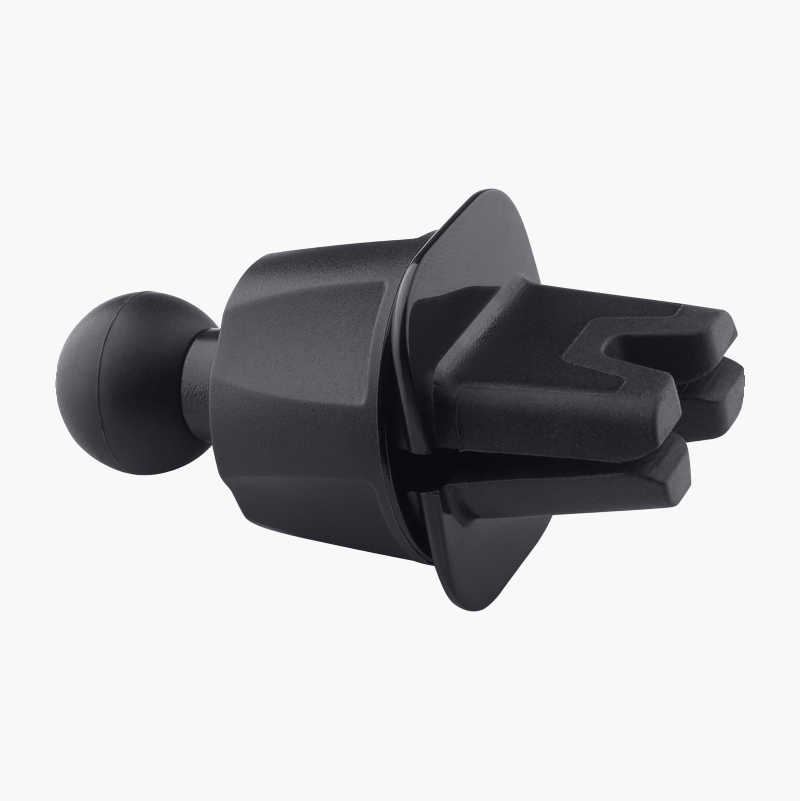Holder med kulefeste for ventilasjonsgitter