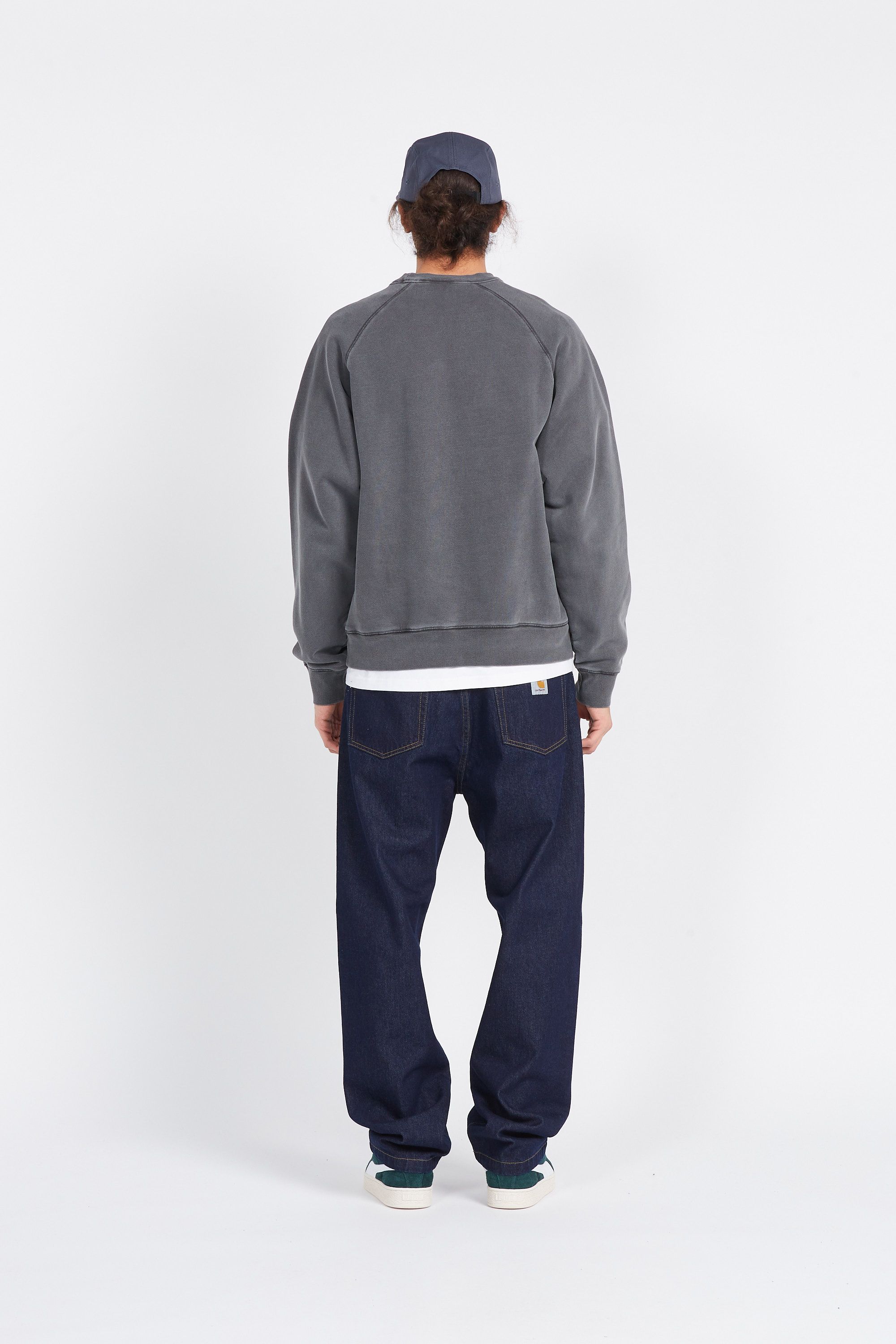 CARHARTT WIP Sweatshirt Taos Sweat Gris