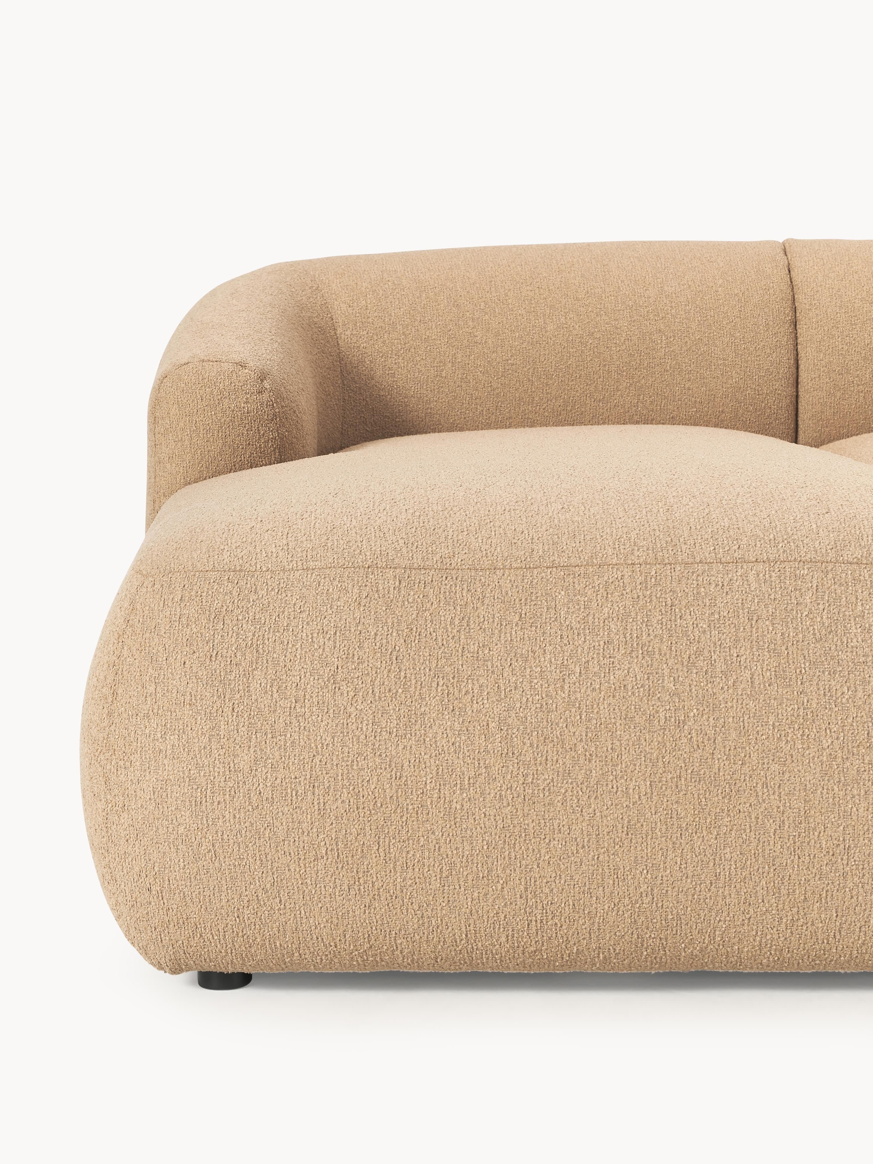 Modulaire bouclé hoekbank Sofia (3-zits)