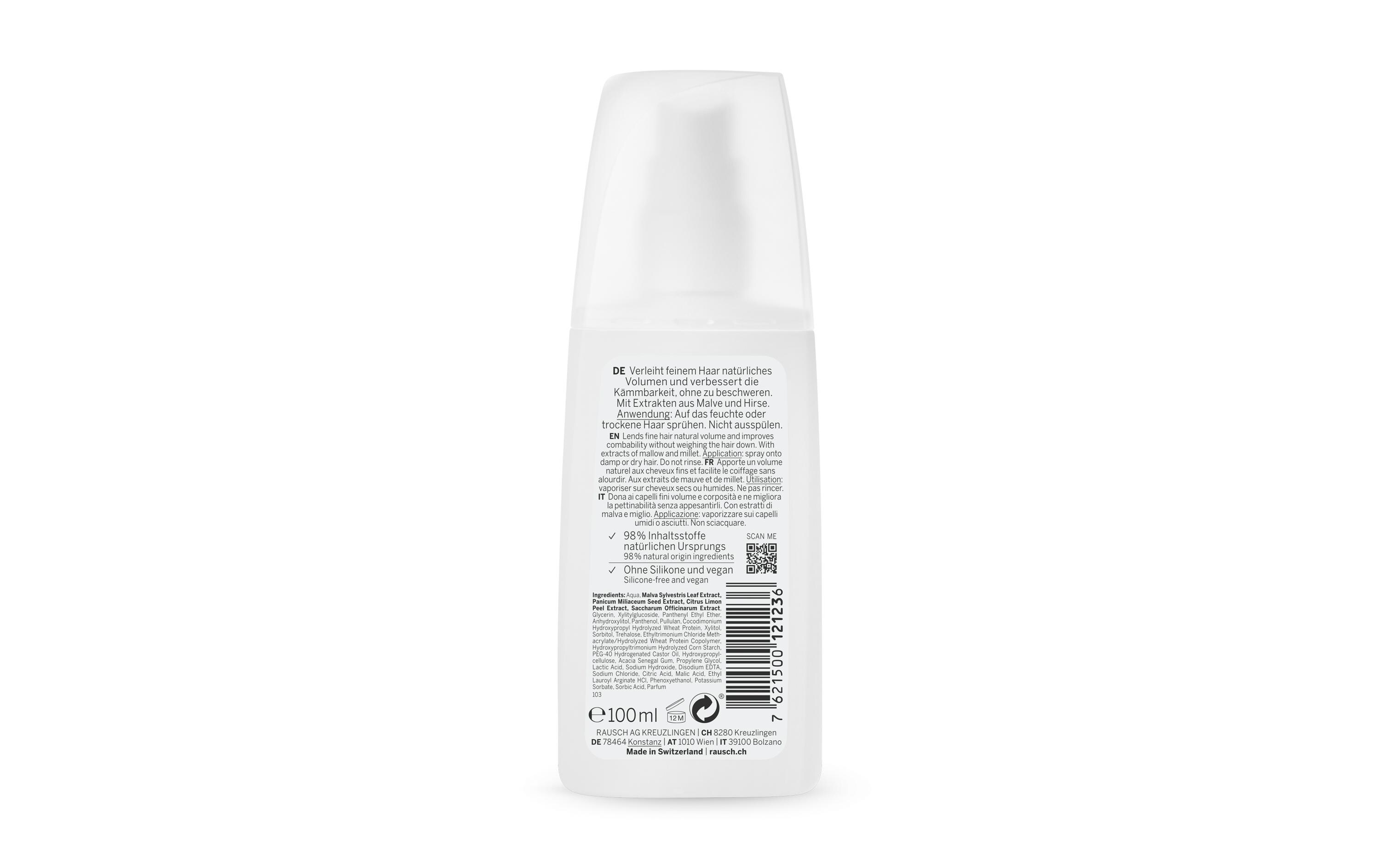 Pflegespray Malve Volumen 100 ml1 StückLeichter Spray-Conditioner für voluminöses Haar